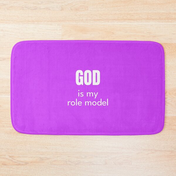 Item preview, “God Is My Role Model” Quote Design Violet designed and sold by Yana Mustafina | Boho Soulful Designs.