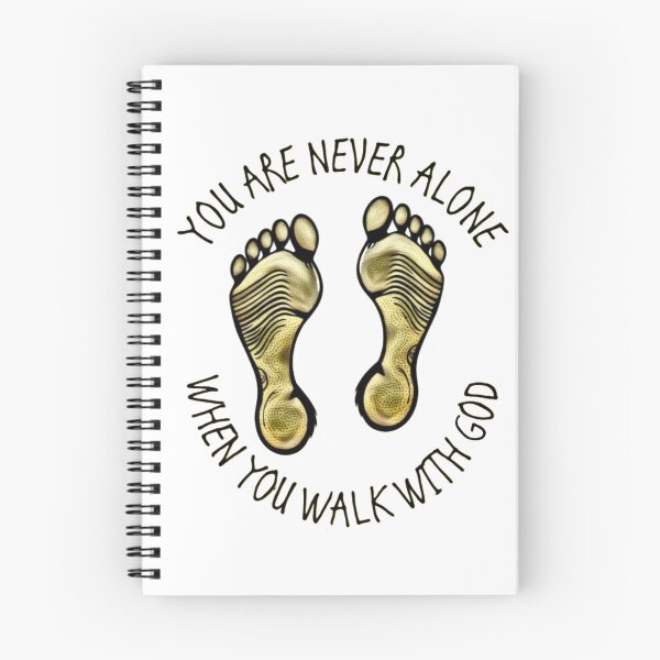 Item preview, You Are Never Alone When You Walk With God designed and sold by unclestich.