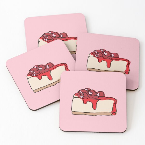 Item preview, Slice of Cherry Cheesecake Art  designed and sold by ellenhenry.