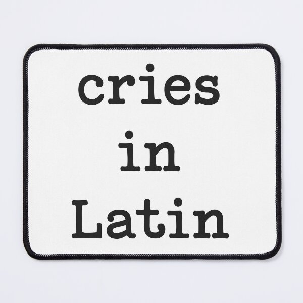 Item preview, Cries in Latin – Dark Academia Aesthetic Sticker designed and sold by fleecewas.