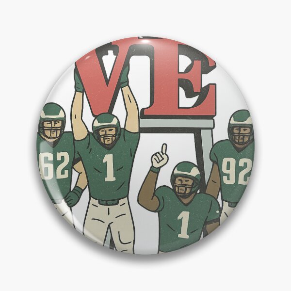 Item preview, Football players at LOVE Park Philly  designed and sold by Broad.Designs .