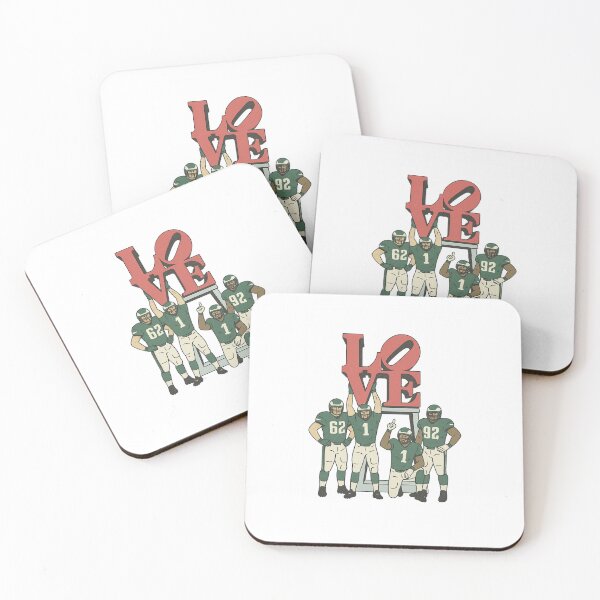 Item preview, Football players at LOVE Park Philly  designed and sold by Broad.Designs .
