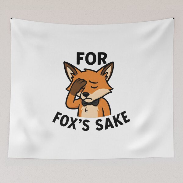 Item preview, For Fox’s Sake – Facepalming Fox designed and sold by celtveor.