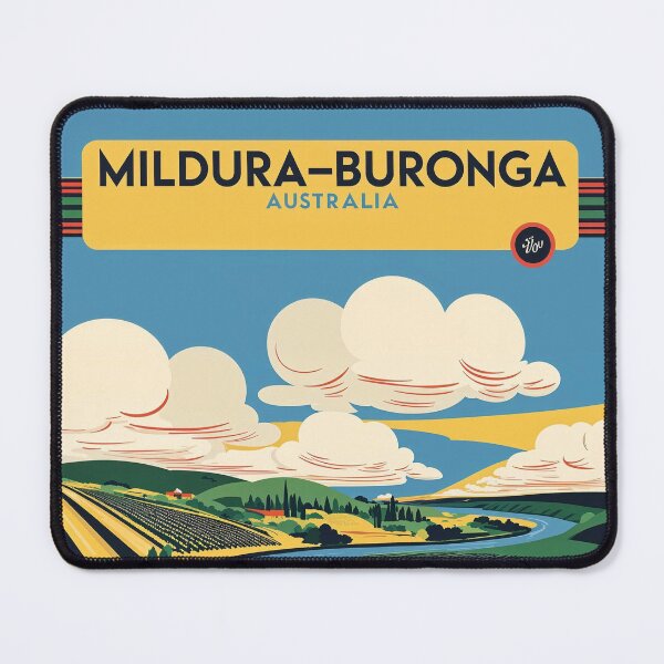 Item preview, Mildura Buronga Australia Vintage Travel Tourism designed and sold by TravelersGems.