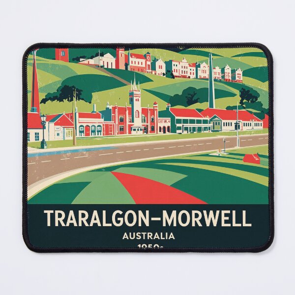 Item preview, Traralgon Morwell Australia Vintage Travel Tourism designed and sold by TravelersGems.