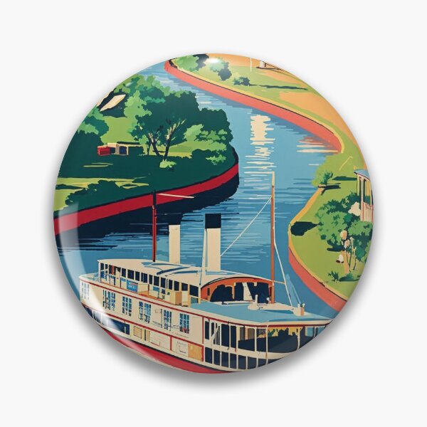 Item preview, Echuca Moama Australia Vintage Travel Tourism designed and sold by TravelersGems.