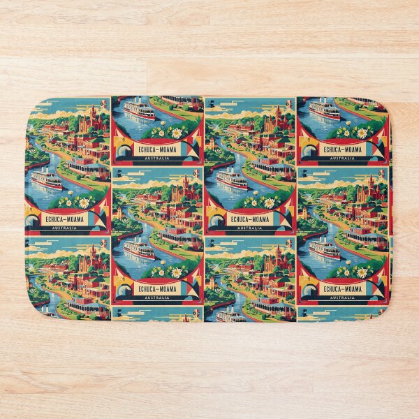Item preview, Echuca Moama Australia Vintage Travel Tourism designed and sold by TravelersGems.