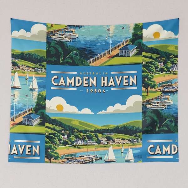 Item preview, Camden Haven Australia Vintage Travel Tourism designed and sold by TravelersGems.