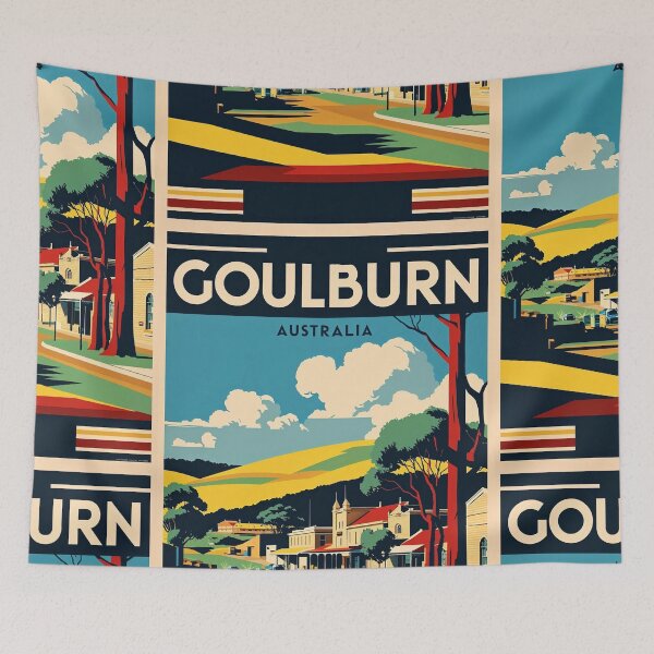 Item preview, Goulbourn Australia Vintage Travel Tourism designed and sold by TravelersGems.
