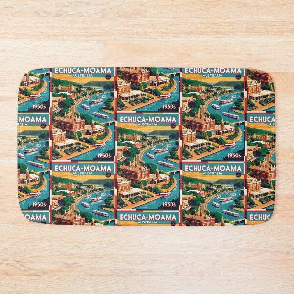Item preview, Echuca Moama Australia Vintage Travel Tourism designed and sold by TravelersGems.
