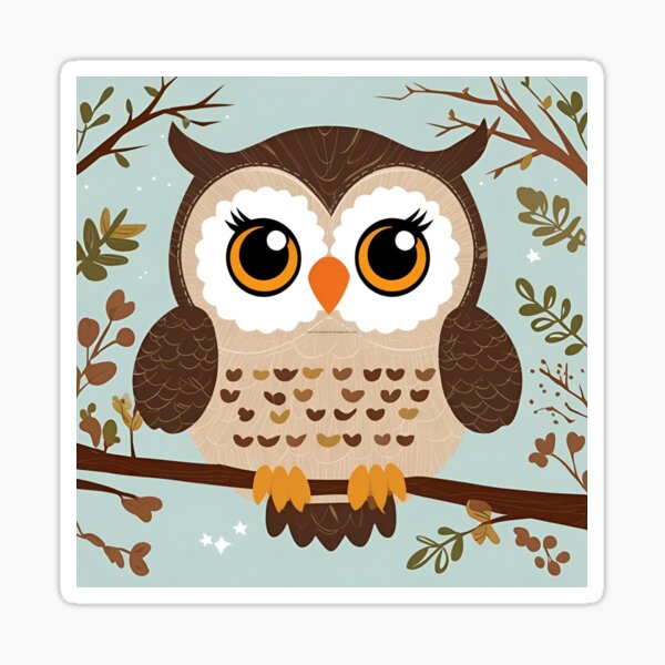 Item preview, Woodland Owl designed and sold by Sylvie-and-Nat.