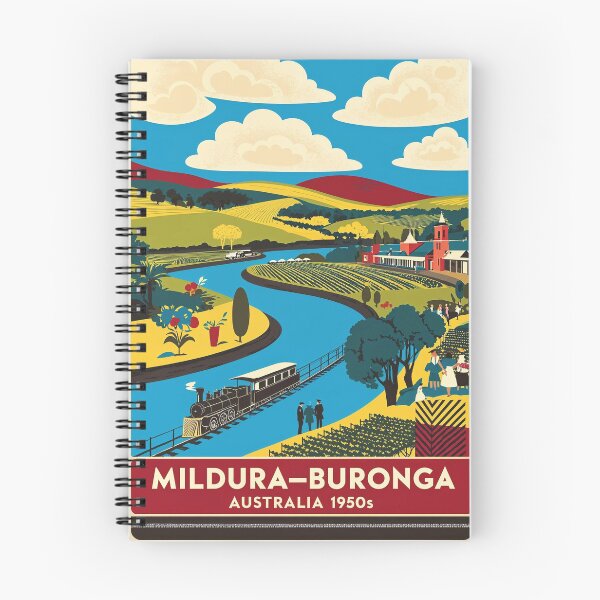 Item preview, Mildura Buronga Australia Vintage Travel Tourism designed and sold by TravelersGems.