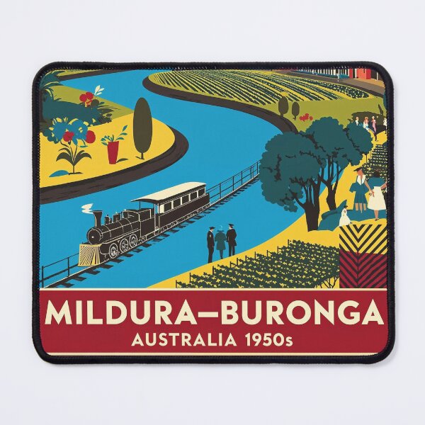 Item preview, Mildura Buronga Australia Vintage Travel Tourism designed and sold by TravelersGems.