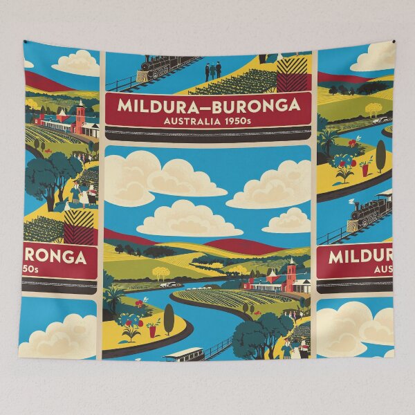 Item preview, Mildura Buronga Australia Vintage Travel Tourism designed and sold by TravelersGems.