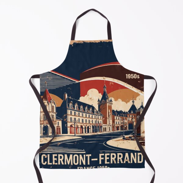 Item preview, Clermont Ferrand France 1950s Vintage Travel Tourism designed and sold by TravelersGems.