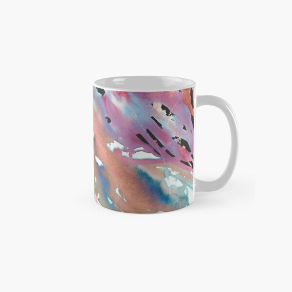 Item preview, Smithereens Abstract Watercolor and Ink Mug designed and sold by abstractsbyanna.