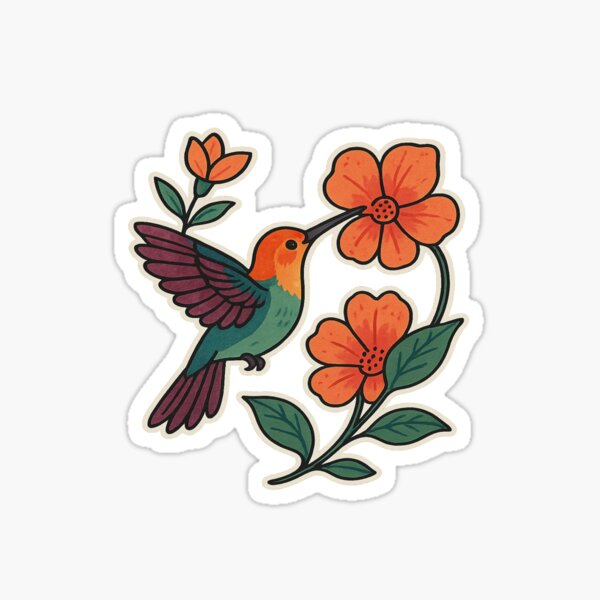 Item preview, Kolibri-Blüte designed and sold by bysaintclaire.