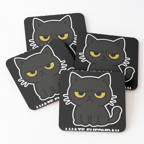 Item preview, cat hate mondays designed and sold by LgndryPhoenix.