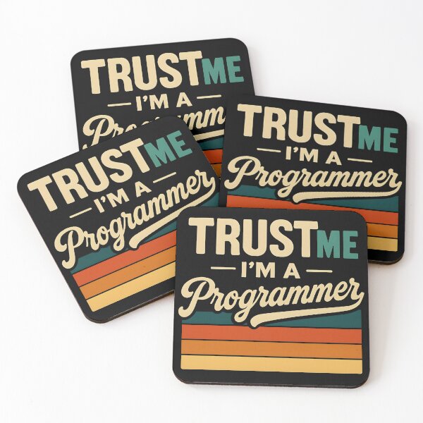 Item preview, Retro Programmer Quote – Trust Me I’m A Programmer designed and sold by quibrak.