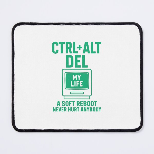 Item preview, Retro Computer Monitor – Ctrl+Alt+Del My Life Quote designed and sold by quibrak.