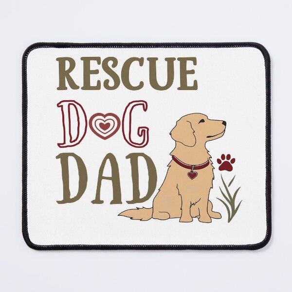 Item preview, Rescue Dog Dad designed and sold by vivid-vibes-art.