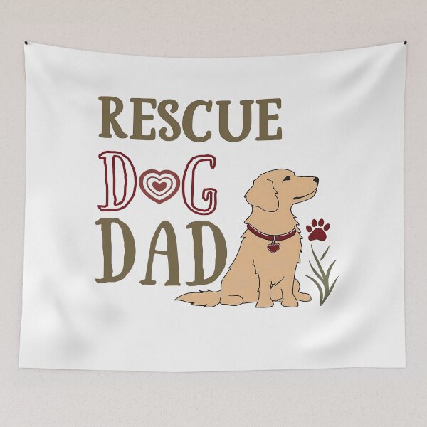 Item preview, Rescue Dog Dad designed and sold by vivid-vibes-art.