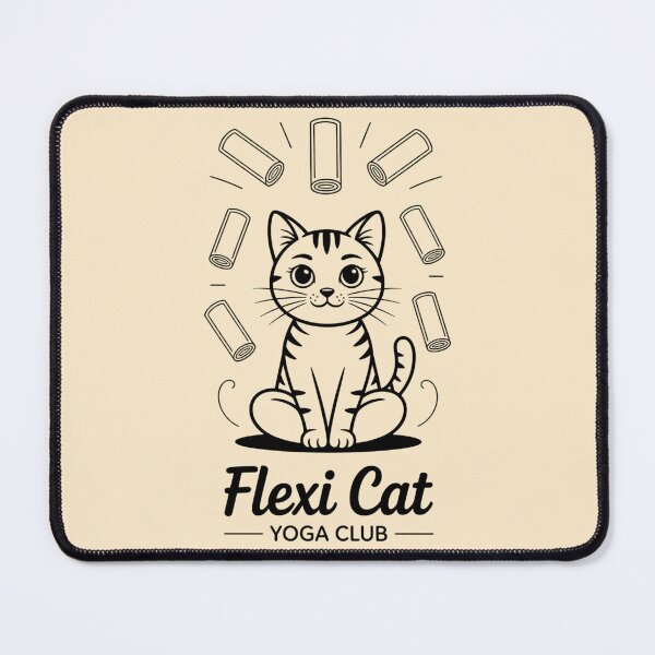Item preview, Lifestyle Hub: Flexi Cat Yoga Club designed and sold by M&M Lifestyle Hub.