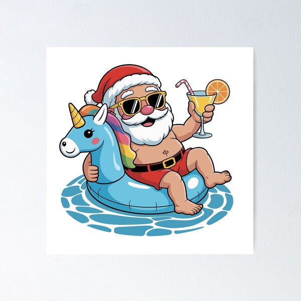 Item preview, Santa Claus on Holiday designed and sold by jkrphoto.