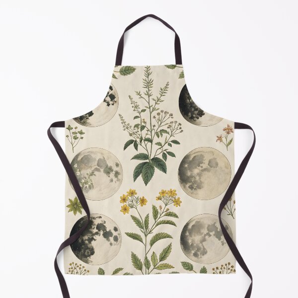 Artikelvorschau, antike botanische Illustration mit Mond entworfen und verkauft von DuskTillDown.