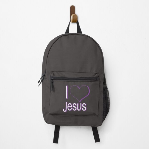 Artikelvorschau, Ich liebe Jesus schwarz entworfen und verkauft von ZiphGames.