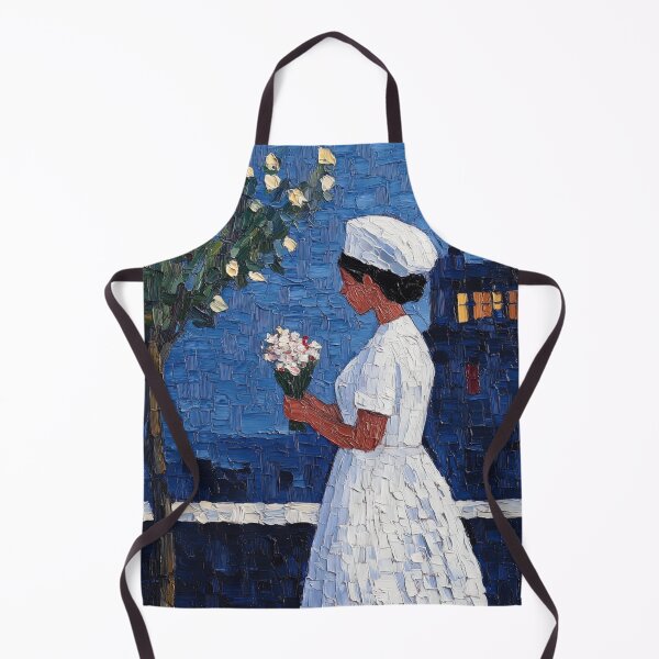 Item preview, Nurse | Post-impressionist painting style designed and sold by ComicsFactory.