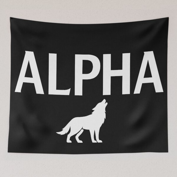 Item preview, Alpha Wolf Black and White designed and sold by Simplybe1.
