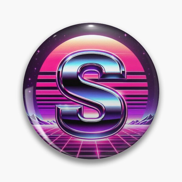Item preview, Modern "S" Initial – 2000s Style Letter Design for Apparel, Accessories & Gifts | AI Art Monogram for S Names designed and sold by knalpot-design.