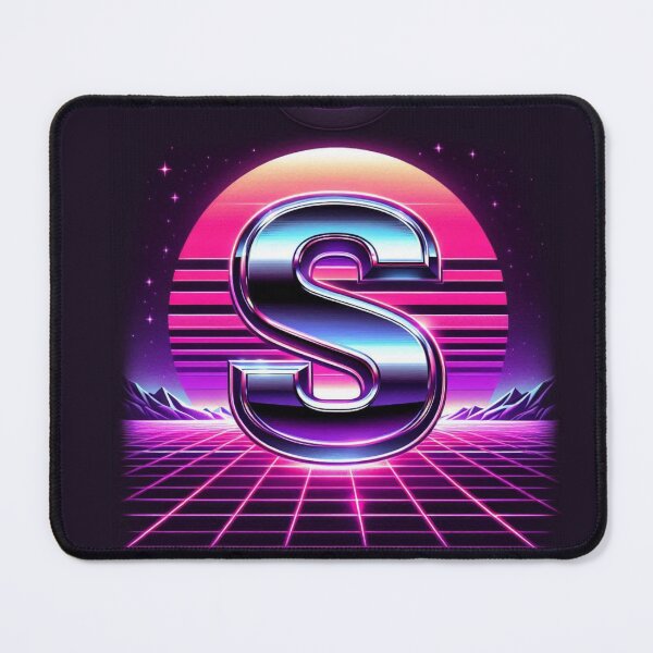 Item preview, Modern "S" Initial – 2000s Style Letter Design for Apparel, Accessories & Gifts | AI Art Monogram for S Names designed and sold by knalpot-design.