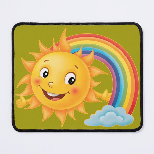 Item preview, cheerful sun with rainbow designed and sold by orthodox-icon.