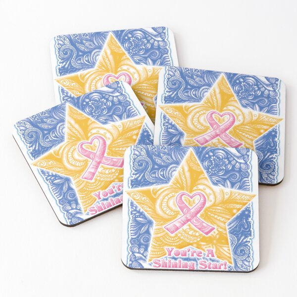 Item preview, Breast Cancer Support You're a Shining Star designed and sold by PinkWinkDesigns.
