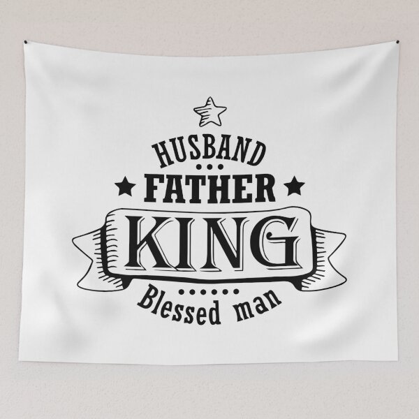Item preview, Husband, Father, King, Blessed Man designed and sold by Scaryzz.