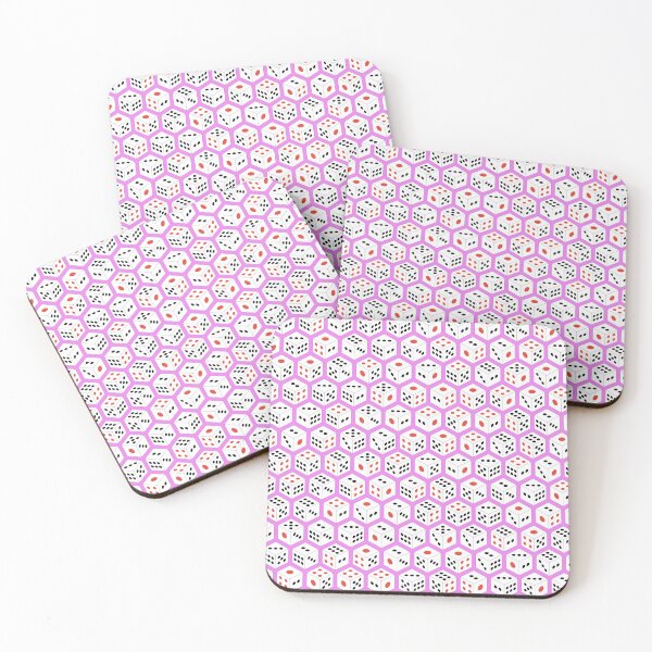 Item preview, Isometric Asian Dice Pattern Violet Background designed and sold by chrysalistw.