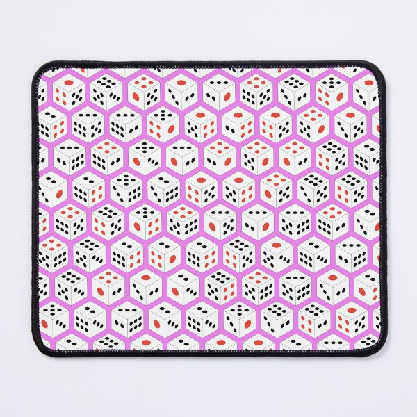 Item preview, Isometric Asian Dice Pattern Violet Background designed and sold by chrysalistw.