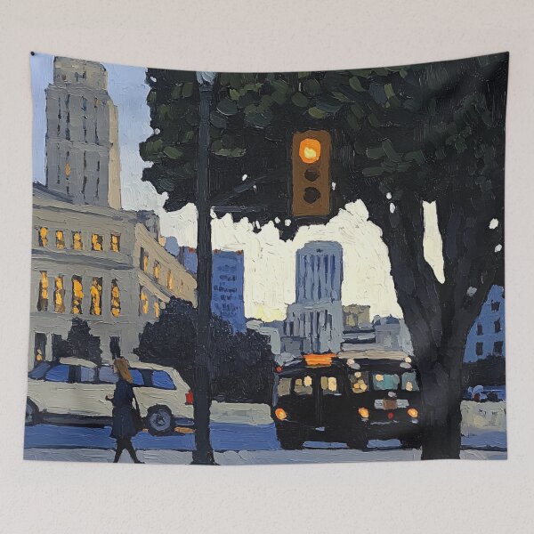 Item preview, Oakland | Post-impressionist painting style designed and sold by ComicsFactory.
