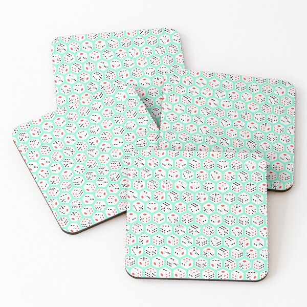 Item preview, Isometric Asian Dice Pattern Blue Background designed and sold by chrysalistw.