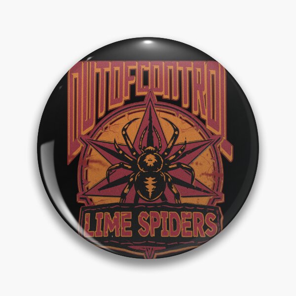 Item preview, Lime Spiders punk out of control T shirt designed and sold by Simbera.