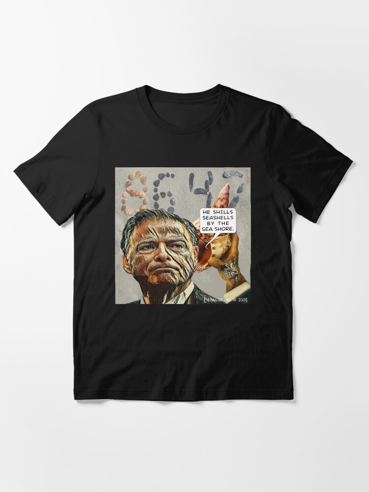 Thumbnail 3 of 7, Essential T-Shirt, He Shills Seashells designed and sold by EyeMagined.