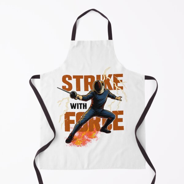 Item preview, Strike with Force – Electric Fencing Warrior Art designed and sold by JenniferCreaArte .