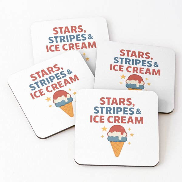 Item preview, Stars, Stripes & Ice Cream designed and sold by ALITOPRINCE.