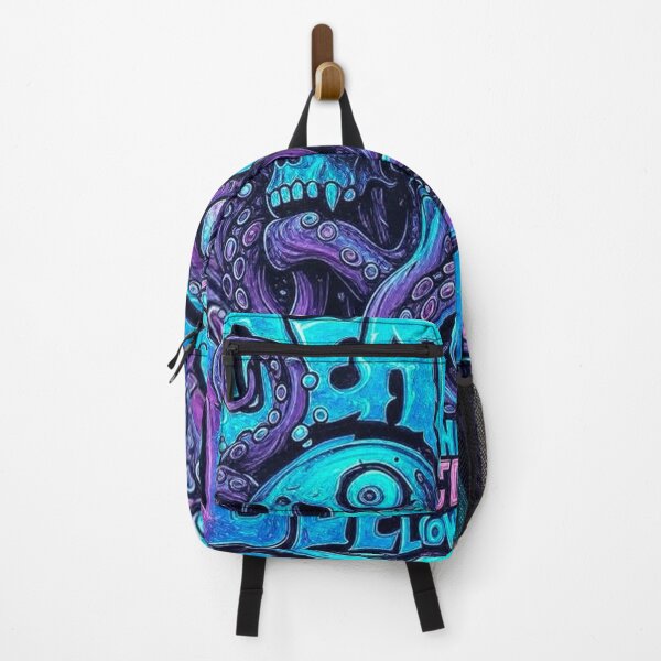 Item preview, Death From Below – Neon Skull Octopus Graffiti Art designed and sold by Thaivi Design.