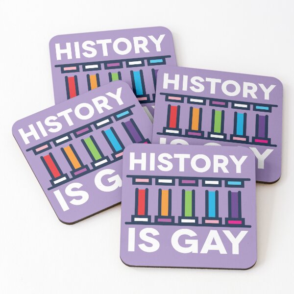 Item preview, History is Gay podcast logo designed and sold by aparadoxinflux.