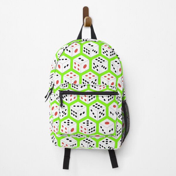 Item preview, Isometric Asian Dice Pattern Green Background designed and sold by chrysalistw.