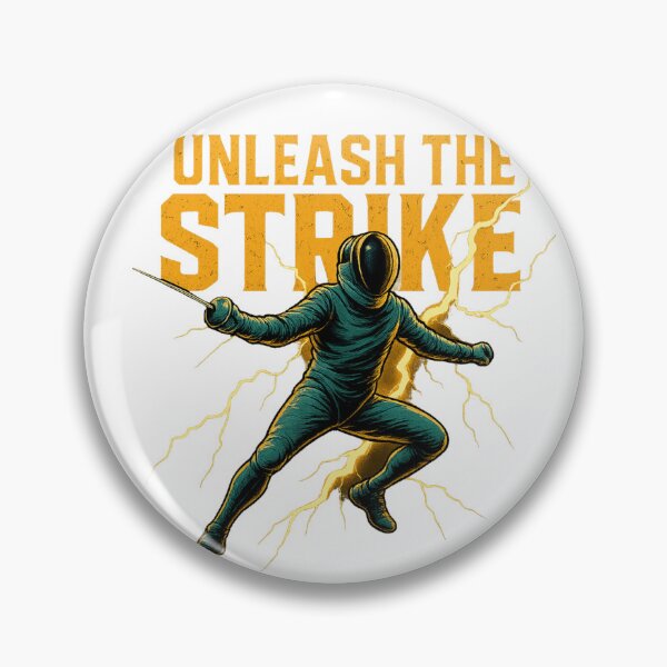 Item preview, Unleash the Strike – Lightning Fencer Power Art designed and sold by JenniferCreaArte .