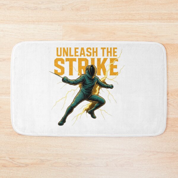 Item preview, Unleash the Strike – Lightning Fencer Power Art designed and sold by JenniferCreaArte .